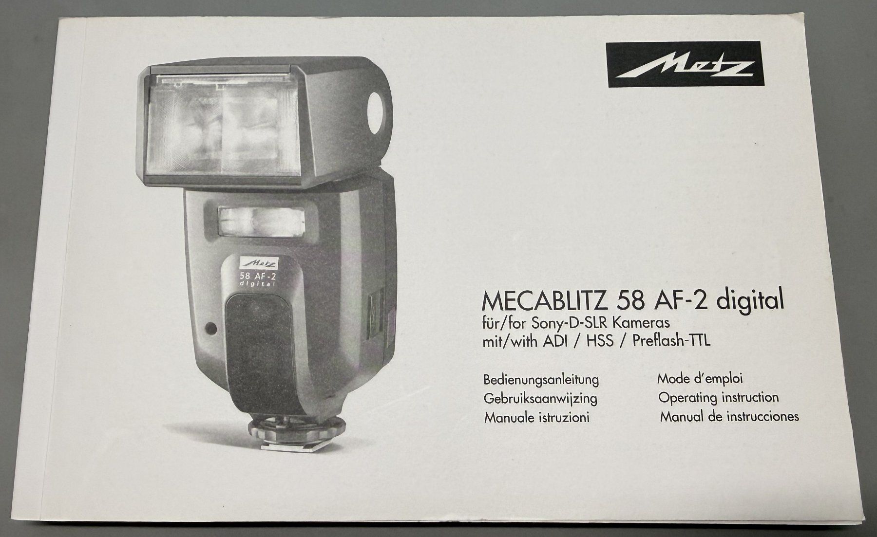 Mecablitz Flashs: Metz Blitz, MECABLITZ 58 AF-2, digital – D'occasion à Dietikon par dari1961 3