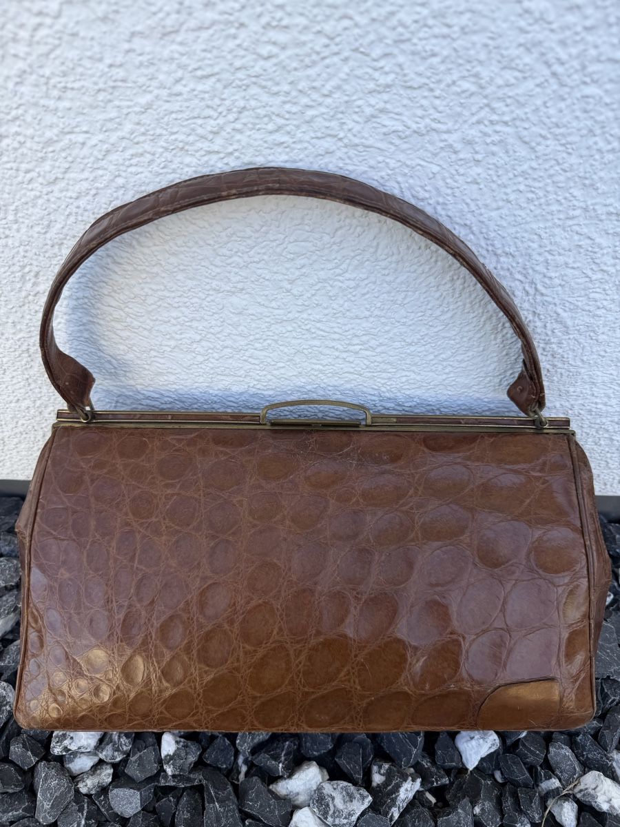 Taschen: Handtasche aus echtem Krokodilleder – Gebraucht aus Tennwil von Zaylaaa 1
