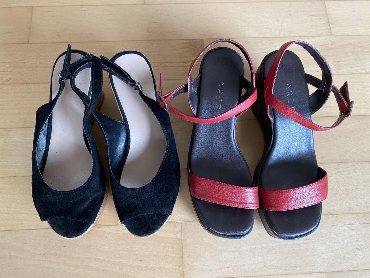 Scarpe da donna: 2 Keilsandaletten Gr.: 36 – Usato da Buchrain venduto da Booster10
