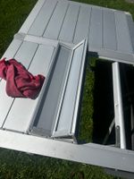 Klapptisch Aluminium Camping Tisch; gebraucht; zerlegbar;