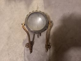 Oldtimer Antiker Karbid Mofa / Motorrad Scheinwerfer Lampe
