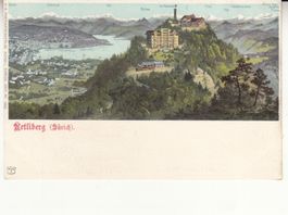 Uetliberg 1901 mit Stabstempel Uetliberg im Kasten