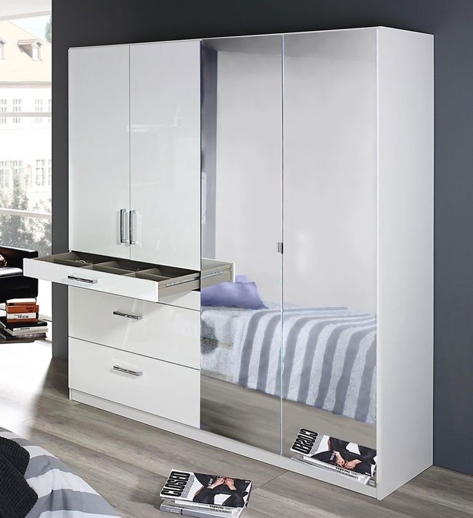 Schrank weiss mit Spiegel | Kaufen auf Ricardo