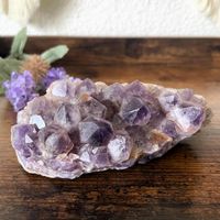 ✲ Amethyst Cluster ✲ 338g / 114mm Amethyst Stufe Druse