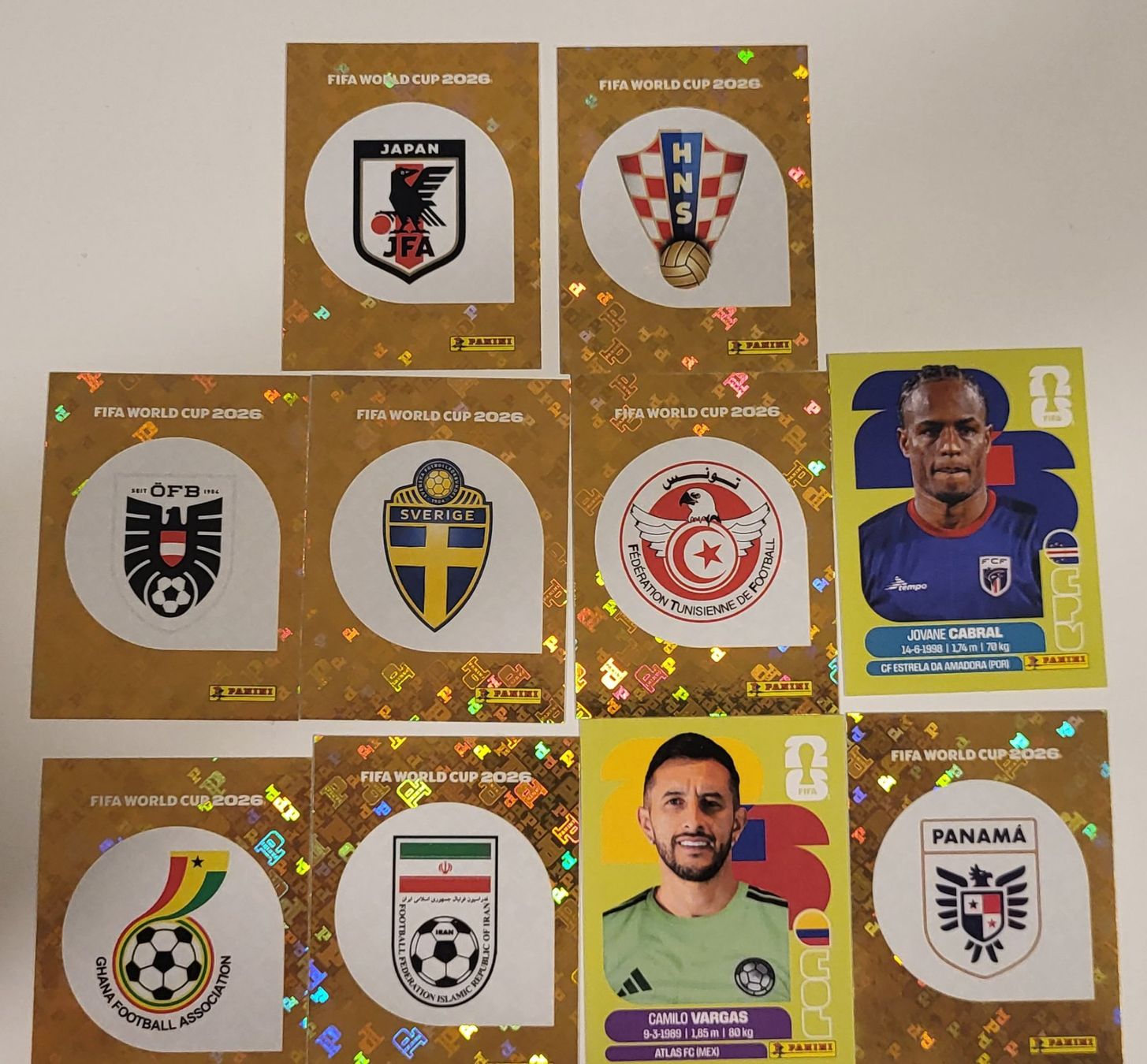 Panini Carte collezionabili: 8 Logo Bilder + 2 Bilder WC2026 Panini – Usato da Stans venduto da myb_6lyw