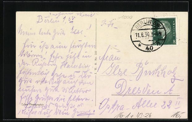 Cartoline postali: Berlin-Charlottenburg, Berliner Verkehr  – Usato da Berlin venduto da bartko-reher 1