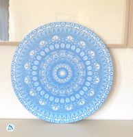 Mandala auf Holz, Mandala Bild, Gemälde, Geschenk, Kunst