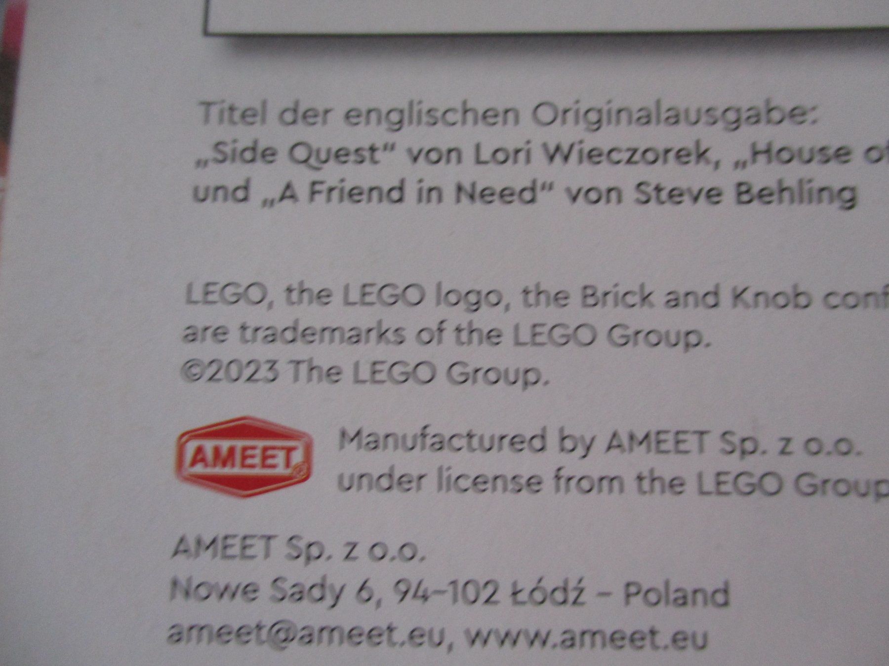 Libri: Buch Lego Ninjago – Usato da Birsfelden venduto da alles-muss-raus 1