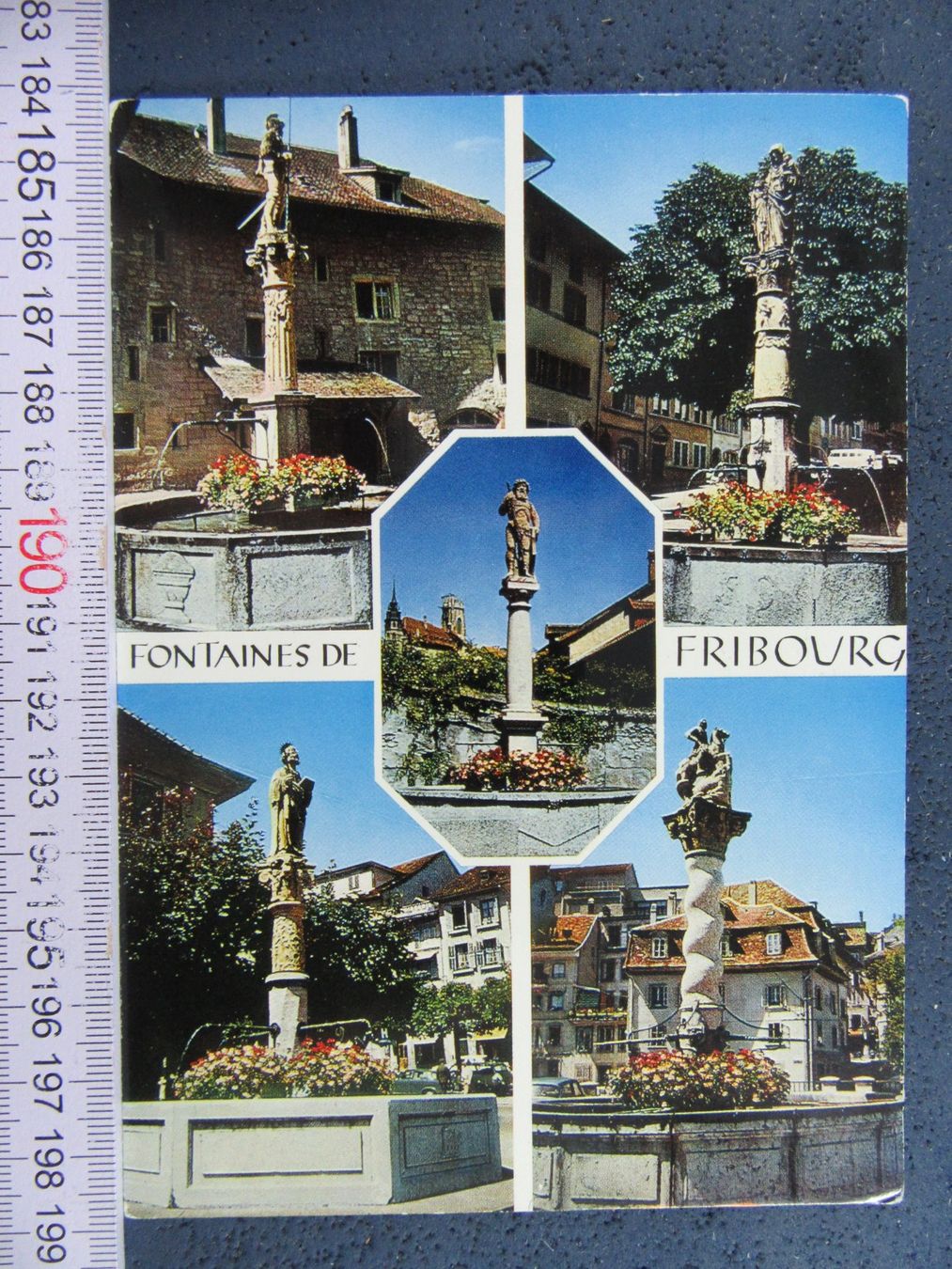 Cartoline postali: FONTAINES DE FRIBOURG FR AK – Usato da Ettingen venduto da Hausi4711