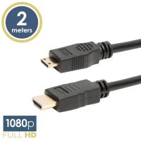 HDMI auf HDMI mini Kabel  Länge: 2 m