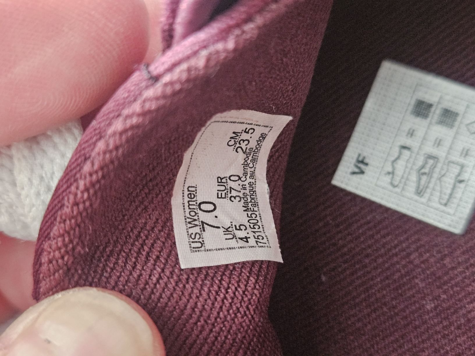 Vans Scarpe da uomo: Vans Turnschuhe bordeauxrot EUR 37 – Usato da Richterswil venduto da kajahnig 2