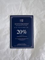 Gutschein Scotch & Soda 20% Rabatt ab CHF 100 