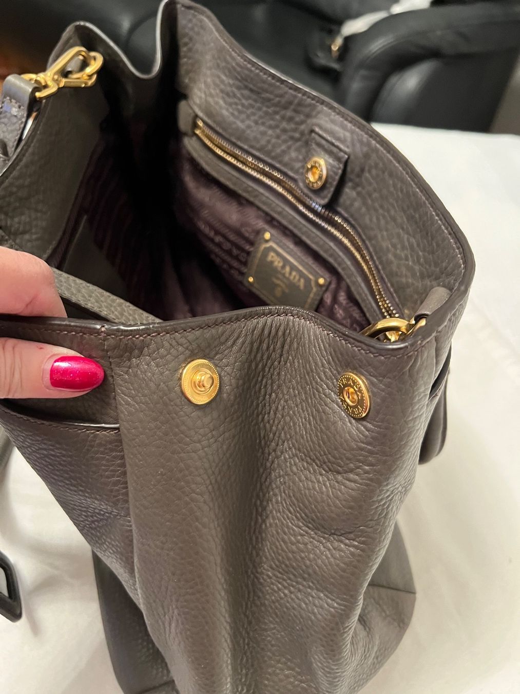 Prada Borse da donna: NEUWERTIG***ORIG. PRADA TASCHE**GRAU, SUPER GESCHENK*** – Nuovo (secondo la descrizione) da Zürich venduto da Ceca52 2