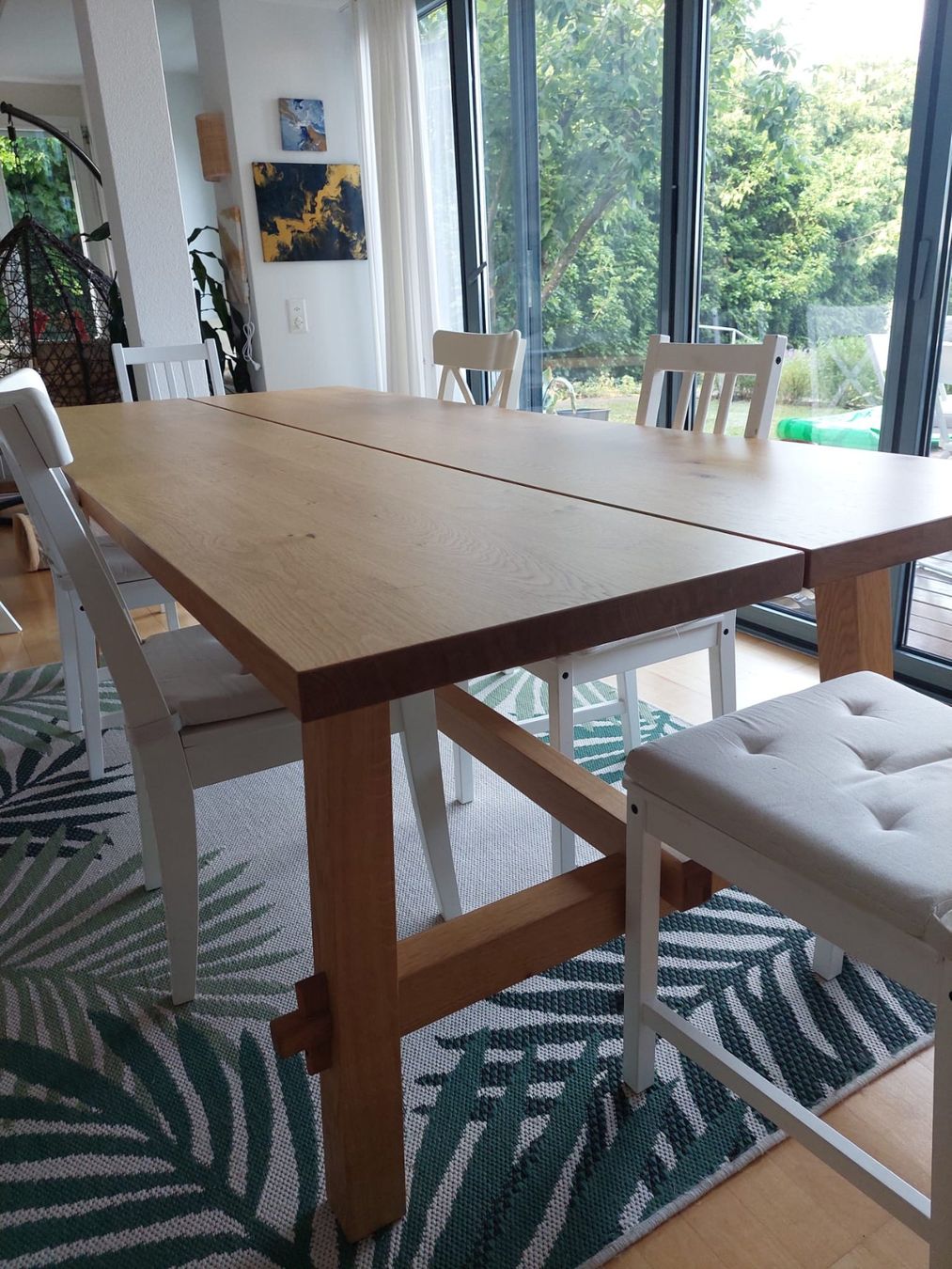 Ikea Tavoli: IKEA MÖCKELBY Esstisch Eiche massiv 235x100 cm – Usato da Zürich venduto da Kebby 2