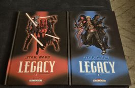 STAR WARS LEGACY TOME 1 ET 2 BD COMICS 2007 VINTAGE FRANÇAIS