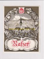 Etikette für Wein - Rafzer /bd