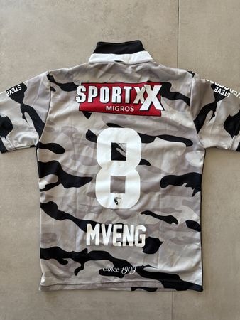 Maillot FC Sion Mveng No. 8, Errea, Taille M - Rare!