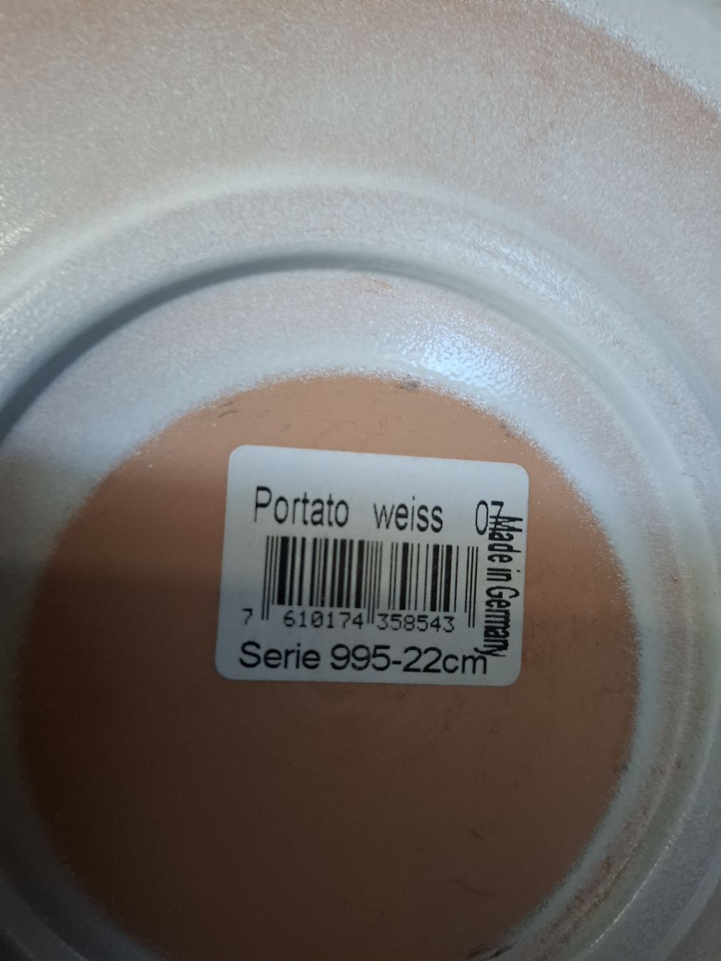 Luwasa Vasi per fiori: Cache-pot céramique Luwasa blanc, 24 cm – Usato da Neuchâtel venduto da FloKo88 4