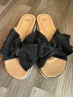 Sandales UGG Noires avec Nœud - Taille 37