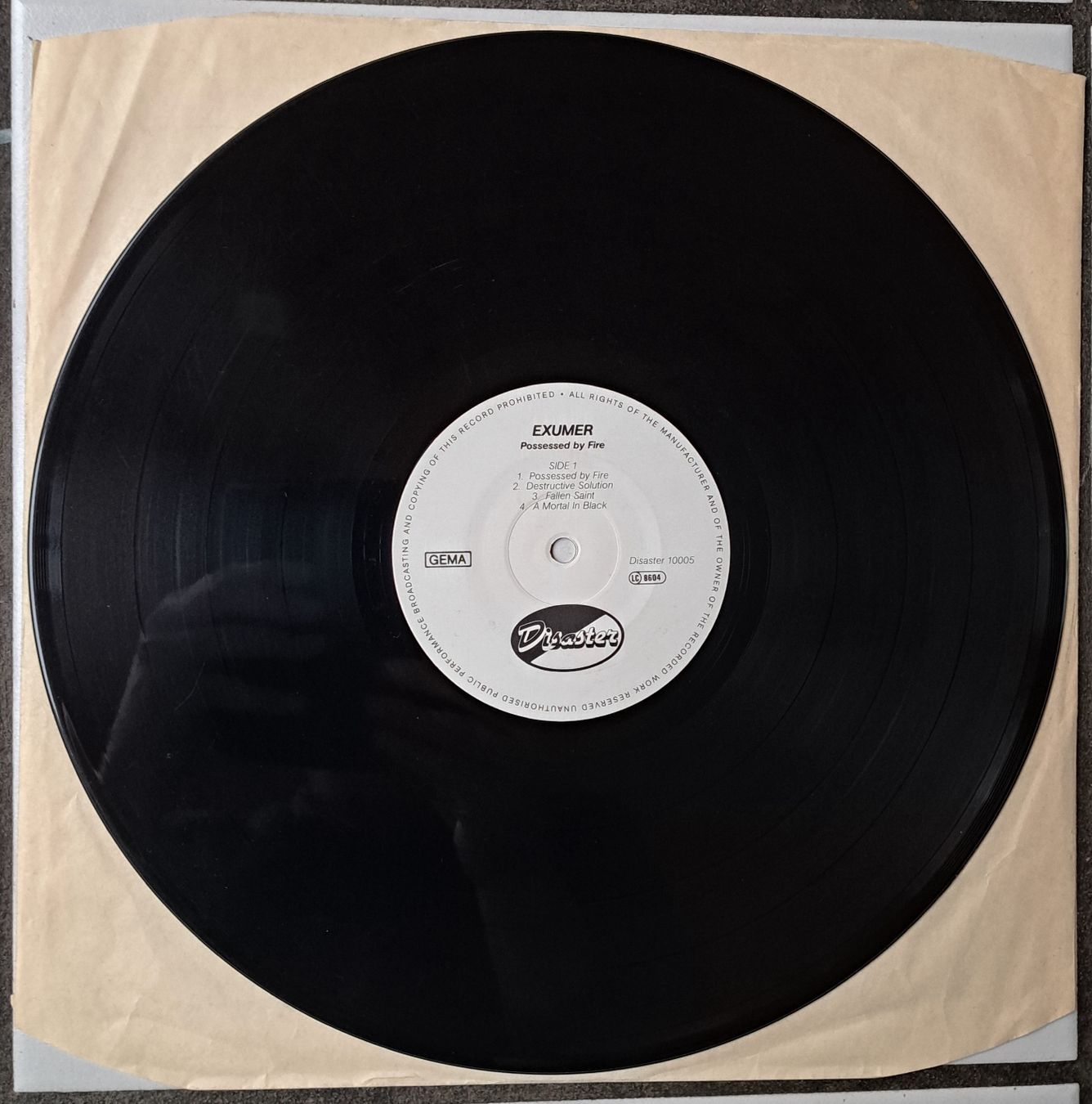 Dischi in vinile: Exumer - Possessed by Fire - LP -White Label Erstpressung DE – Usato da Solothurn venduto da Temple_of_Triton 2