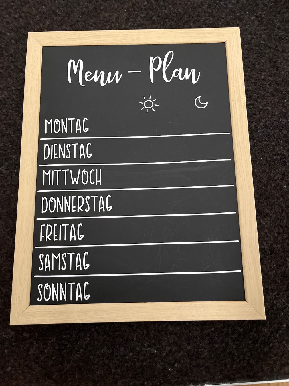 Lavagne: Menu plan tafel für eine woche – Usato da Visp venduto da Uranus8416