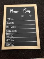Menu plan tafel für eine woche