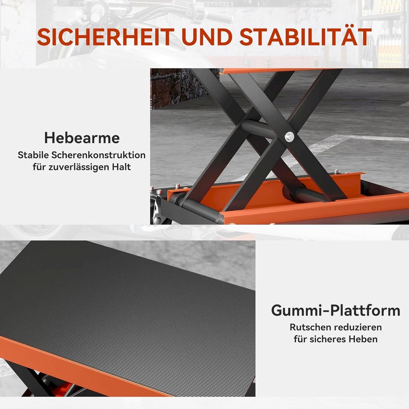 Ständer: Motorradheber 500 kg 135-390mm – Neu und originalverpackt aus Bottighofen von zaap 6