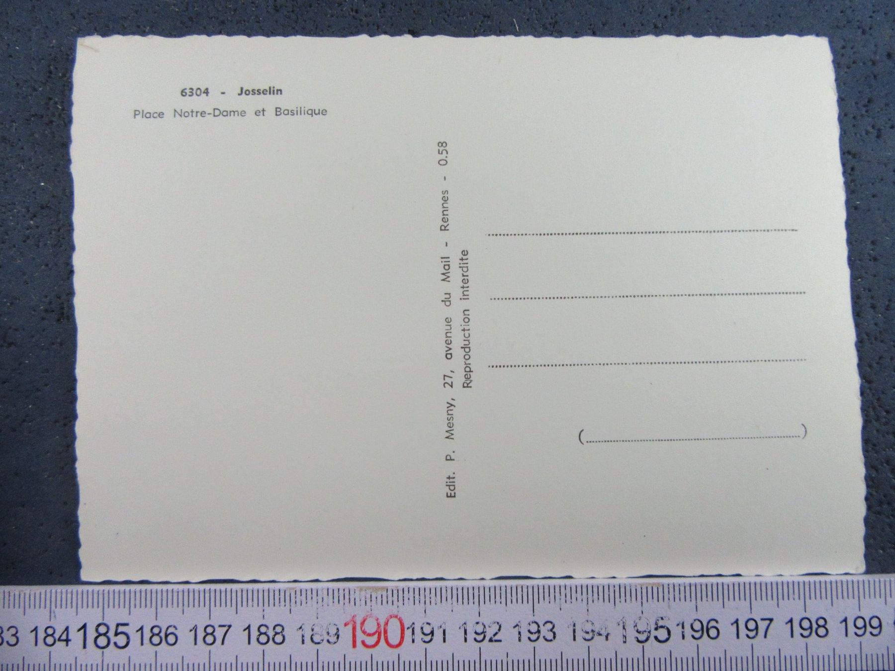 Cartoline postali: AUTO AK OLDTIMER IN FRANCE JOSSLIN – Usato da Ettingen venduto da Hausi4711 2