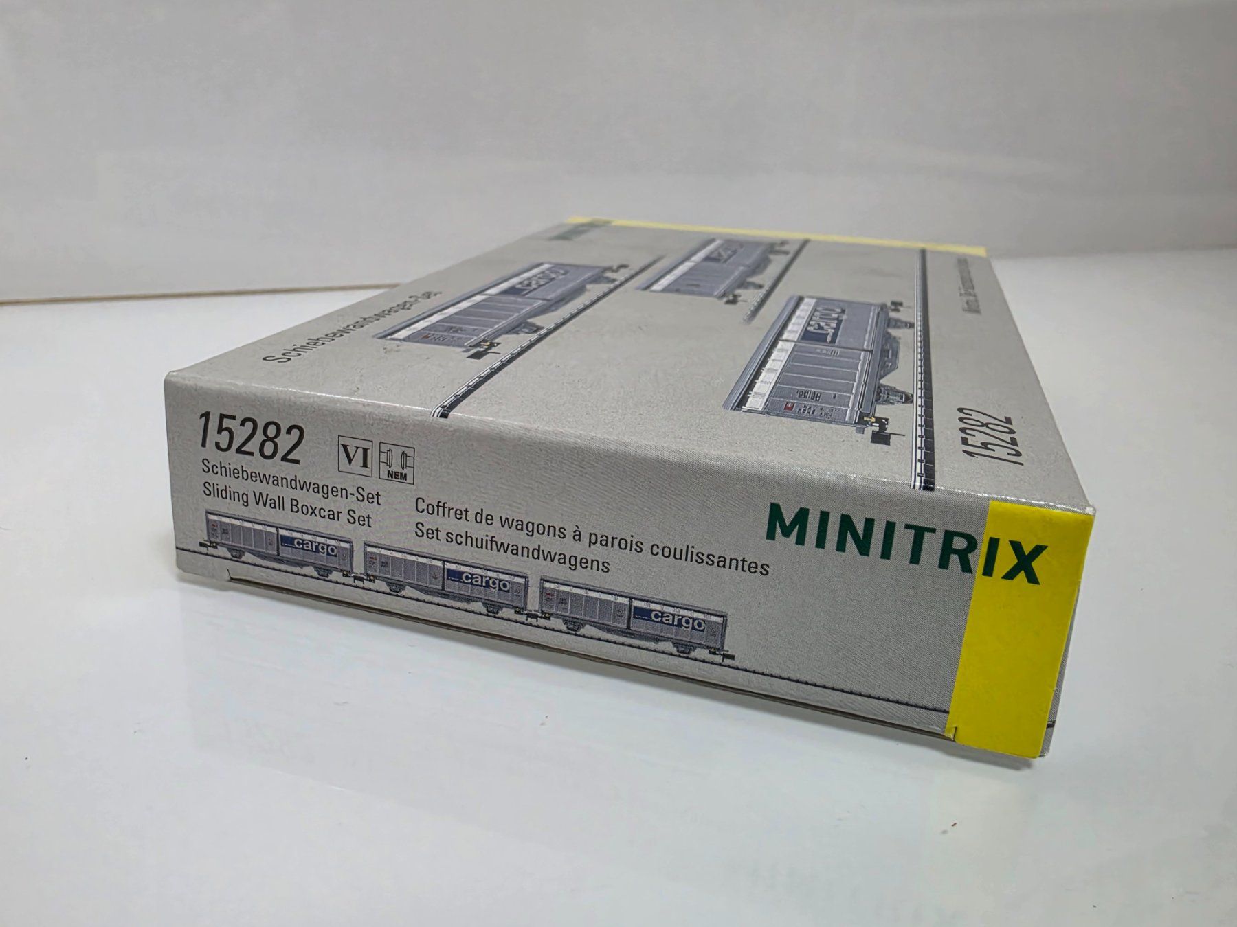 Trix Modelleisenbahnen: Minitrix 15282 SBB Schiebewandwagen-Set SBB Cargo – Neu und originalverpackt aus Neuenhof von ludovicco 1