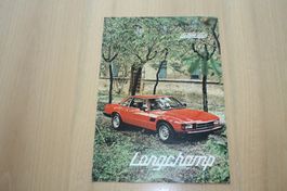 De Tomaso Longchamp/GTS Serie II Prospekt 1979