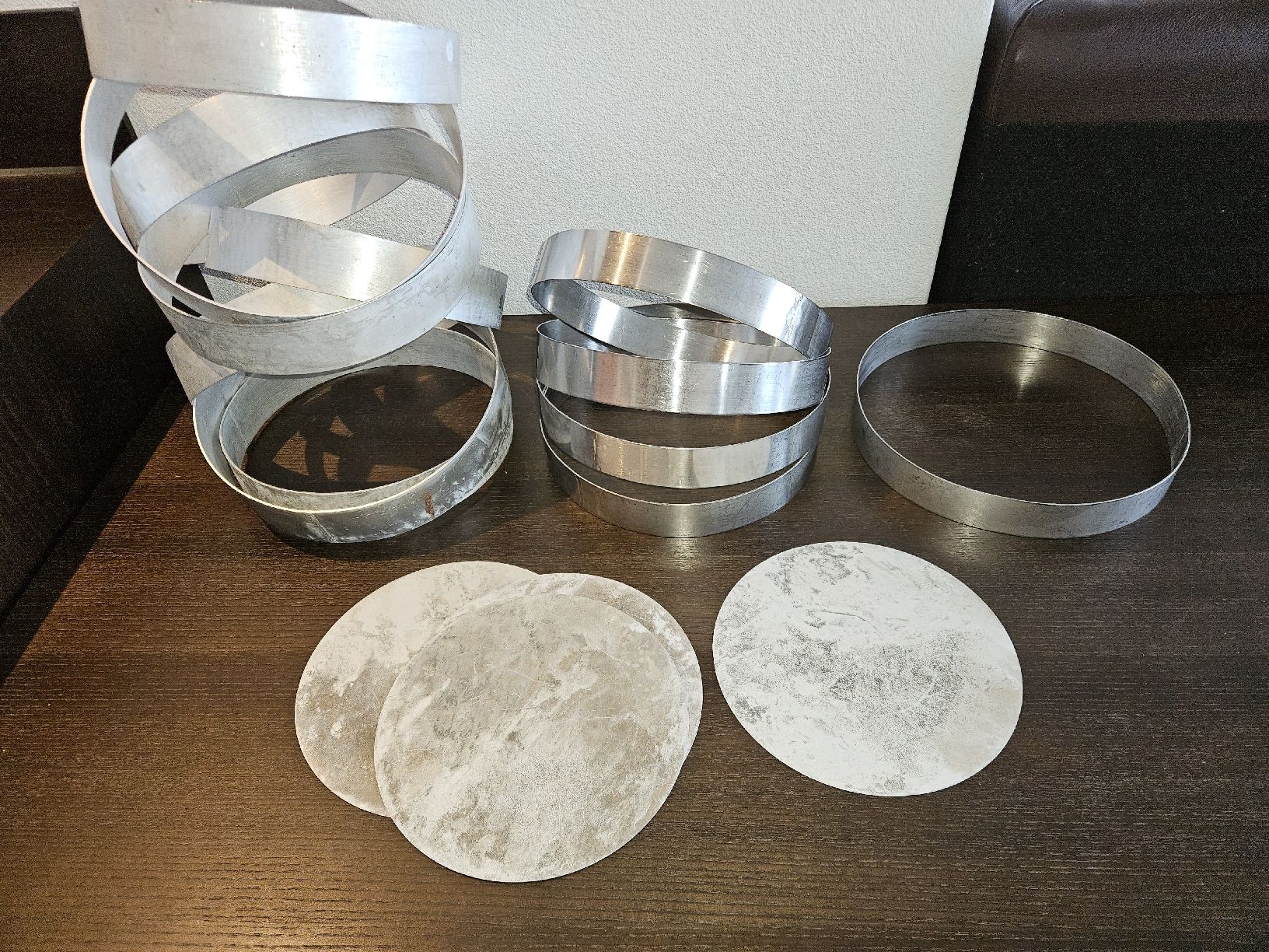 Teglie da forno: Tortenringe, Ringe für Biscuit – Usato da Morschach venduto da Hanswi