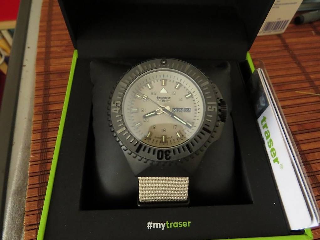 Traser Orologi: Traser P69 Black Stealth Sand Uhr – Nuovo (secondo la descrizione) da Pratteln venduto da lupo_cattivo