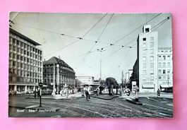 Basel - Aeschenplatz - Tram Haltstelle - 1953