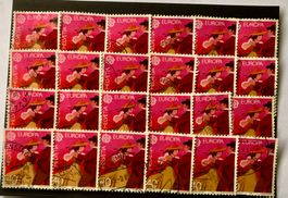 NR.654 BRIEFMARKEN GESTEMPELT  