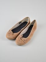 Tommy Hilfiger Ballerina, Gr.37, beige, Wildleder