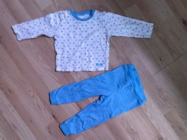 Pyjama Twins by Julius Hüpeden blau Sterne Grösse 86