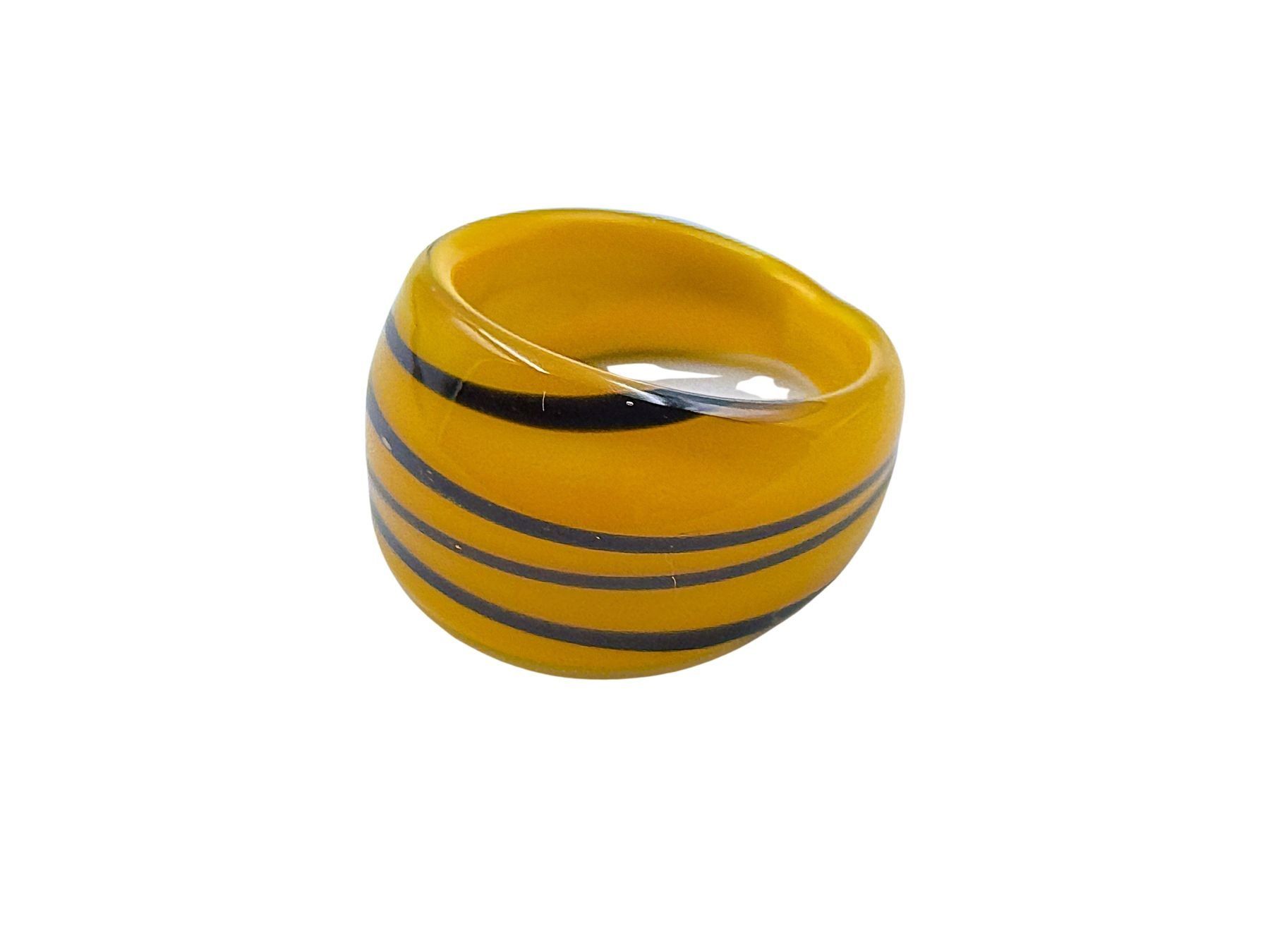 Murano Anelli: Ring Murano Glas G 54 Breite 14mm – Nuovo e nell'imballaggio originale da Oberkulm venduto da Murano-Schmuck 1