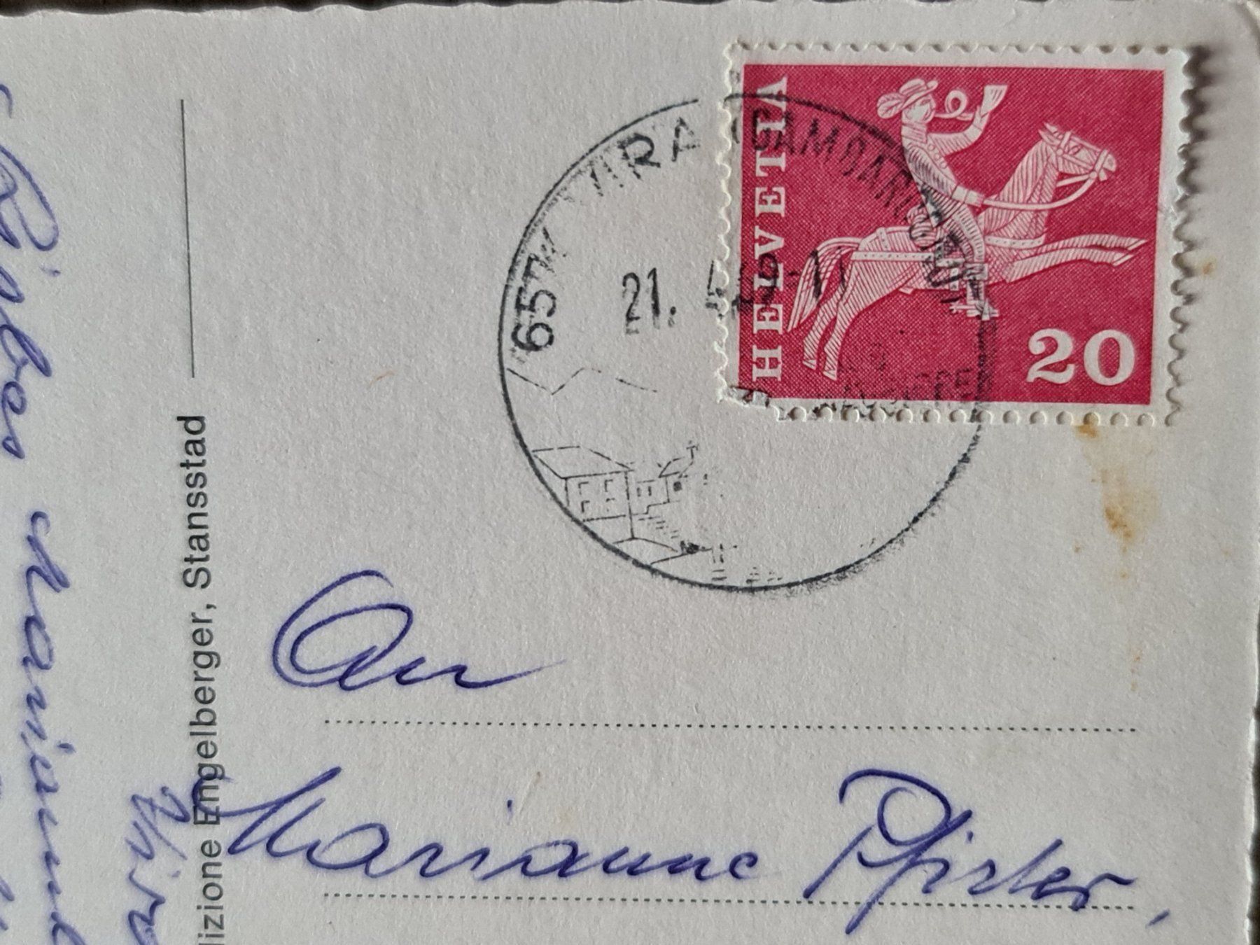 Cartoline postali: Ansichtskarte Pittoresco 1969 – Usato da Dintikon venduto da Vexi 1
