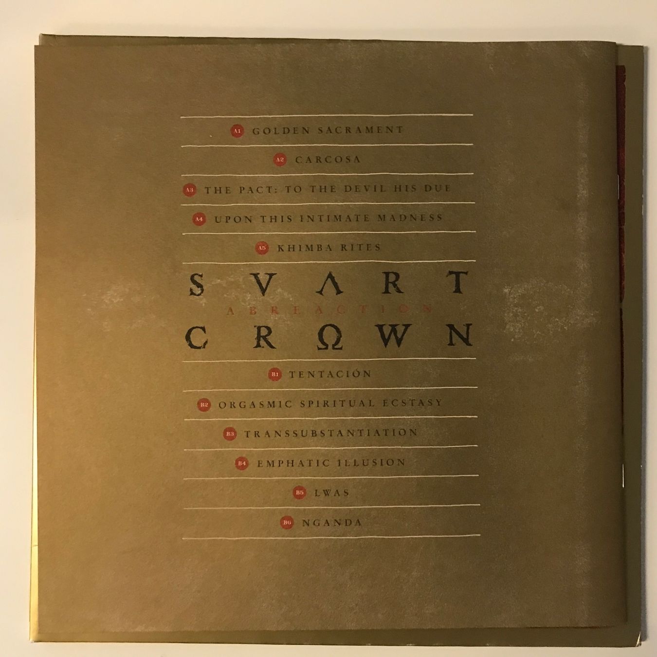 Dischi in vinile: Svart Crown - Abreaction – Usato da Aesch BL venduto da BlueMusicRecords 5