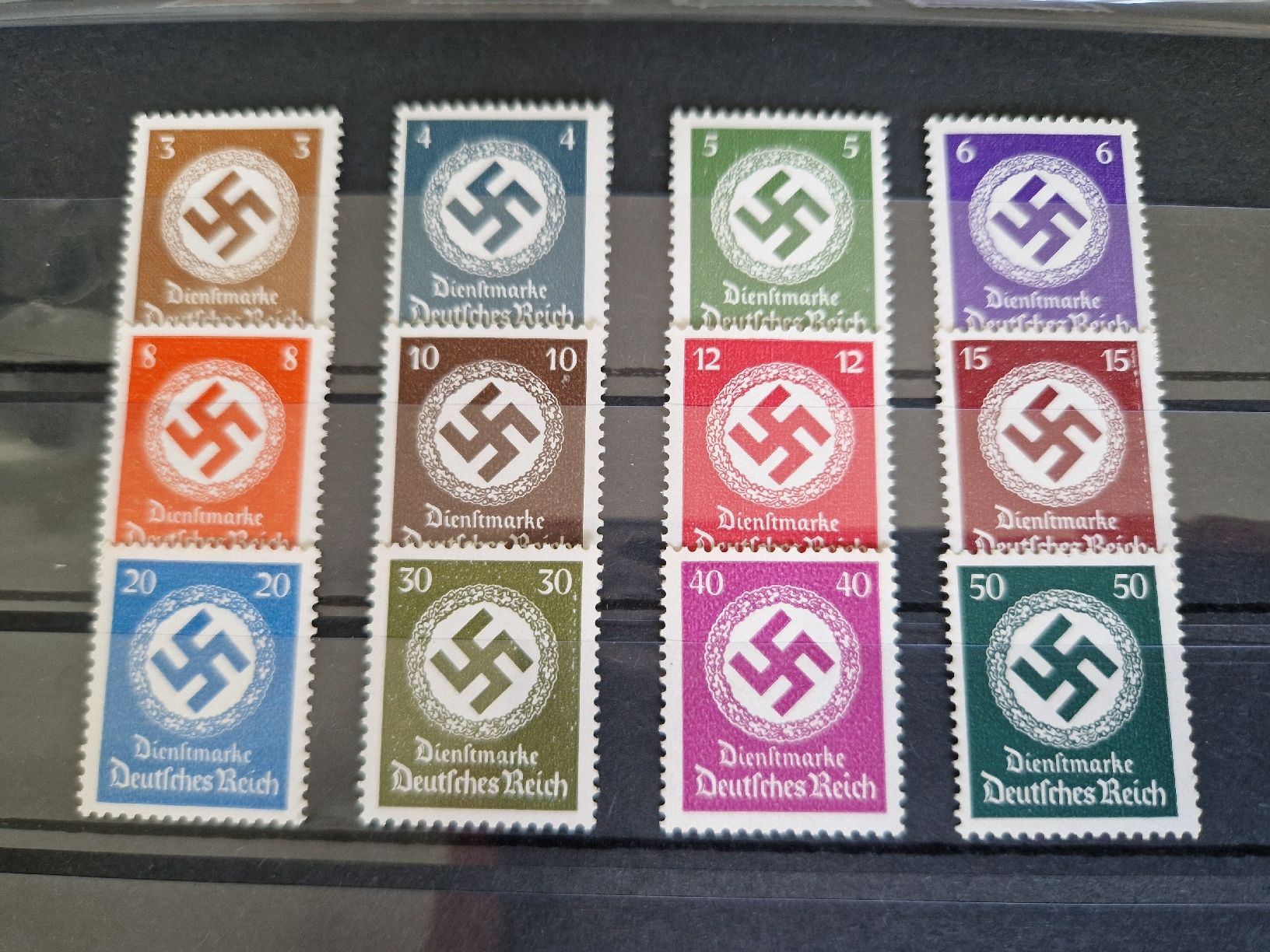 Tous les timbres: Deutsches Reich Briefmarken Dienstmarken Set postfrisch – Neuf (Voir description) à St. Gallen par Enrico_SG