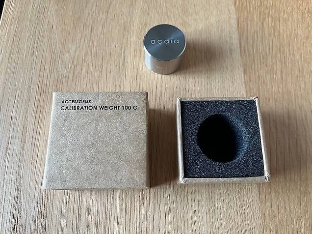 Bilance da cucina: Acaia Kalibrierungsgewicht 100g – Nuovo e nell'imballaggio originale da Bern venduto da OlaPaloma