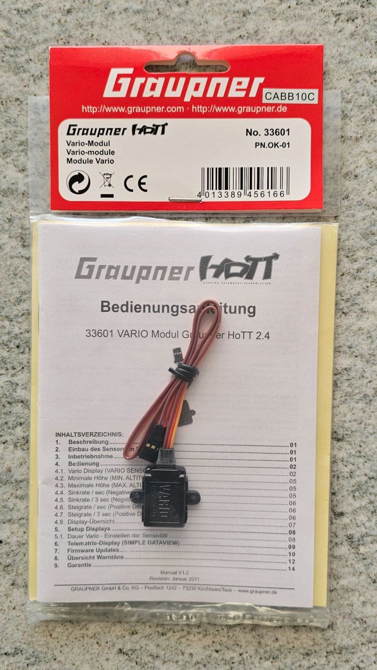 Telecomando: Graupner HoTT Vario Modul – Nuovo (secondo la descrizione) da Meilen venduto da tribute44
