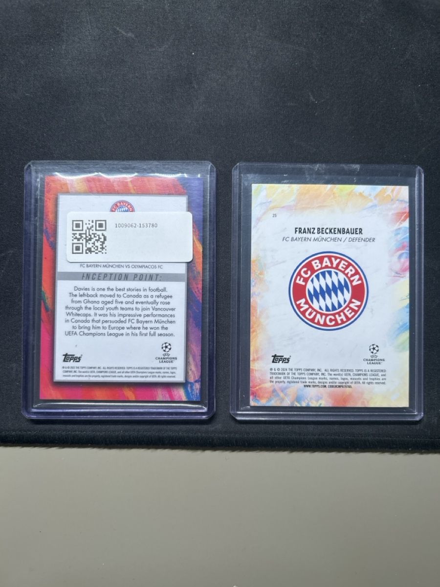 Topps Carte collezionabili: Topps inception Beckenbauer Alphonso Davies /49, /125 – Usato da Greppen venduto da hcv_cc2r 1
