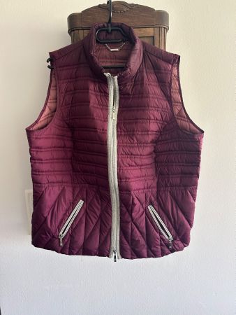 Bonita Daunenweste Bordeaux Gr. XXL