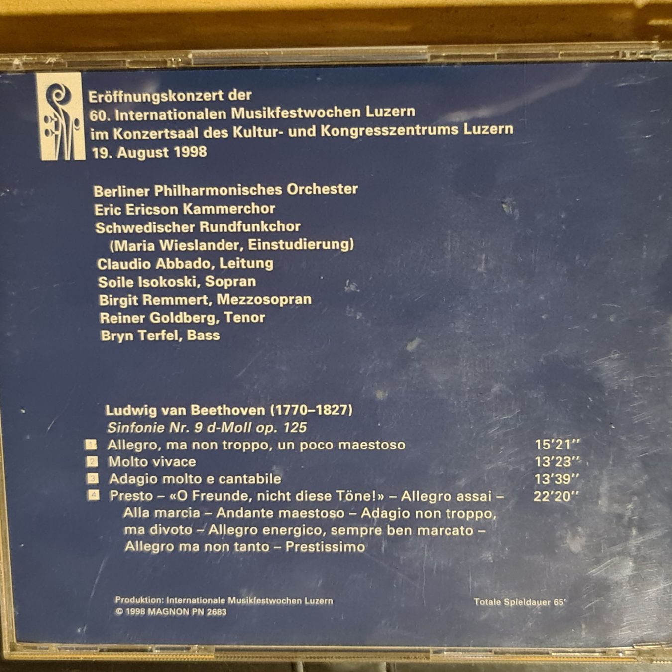 CD: Internationale Musikfestwochen Luzern – Usato da Dintikon venduto da Vexi 1