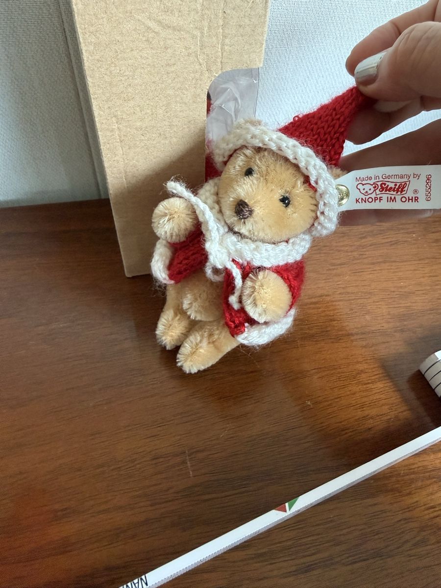 Steiff Jouets: Bär von Steiff 1996 Weihnachtsbaum Bär – Neuf avec emballage d'origine à Mumpf par A_B_E 6