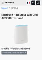 Netgear: Routeur WiFi + 3 répétiteurs Orbi AC 3000
