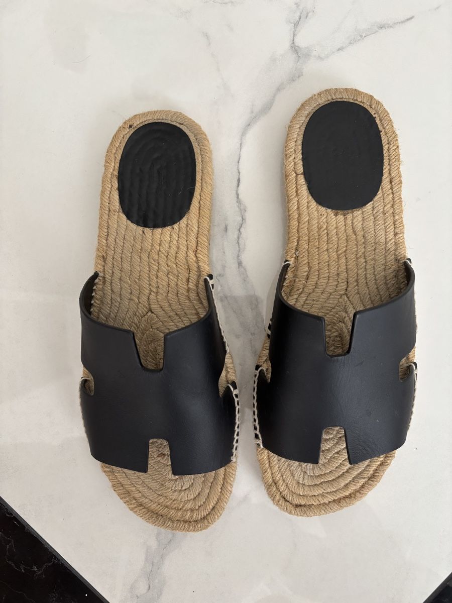 Hermès Chaussures hommes: HERMES ANTIGUA ESPADRILLE BLACK – D'occasion à Arlesheim par FabiKl 2