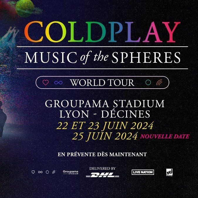 2 billets debout Coldplay Lyon le 22 juin à 20h Kaufen auf Ricardo