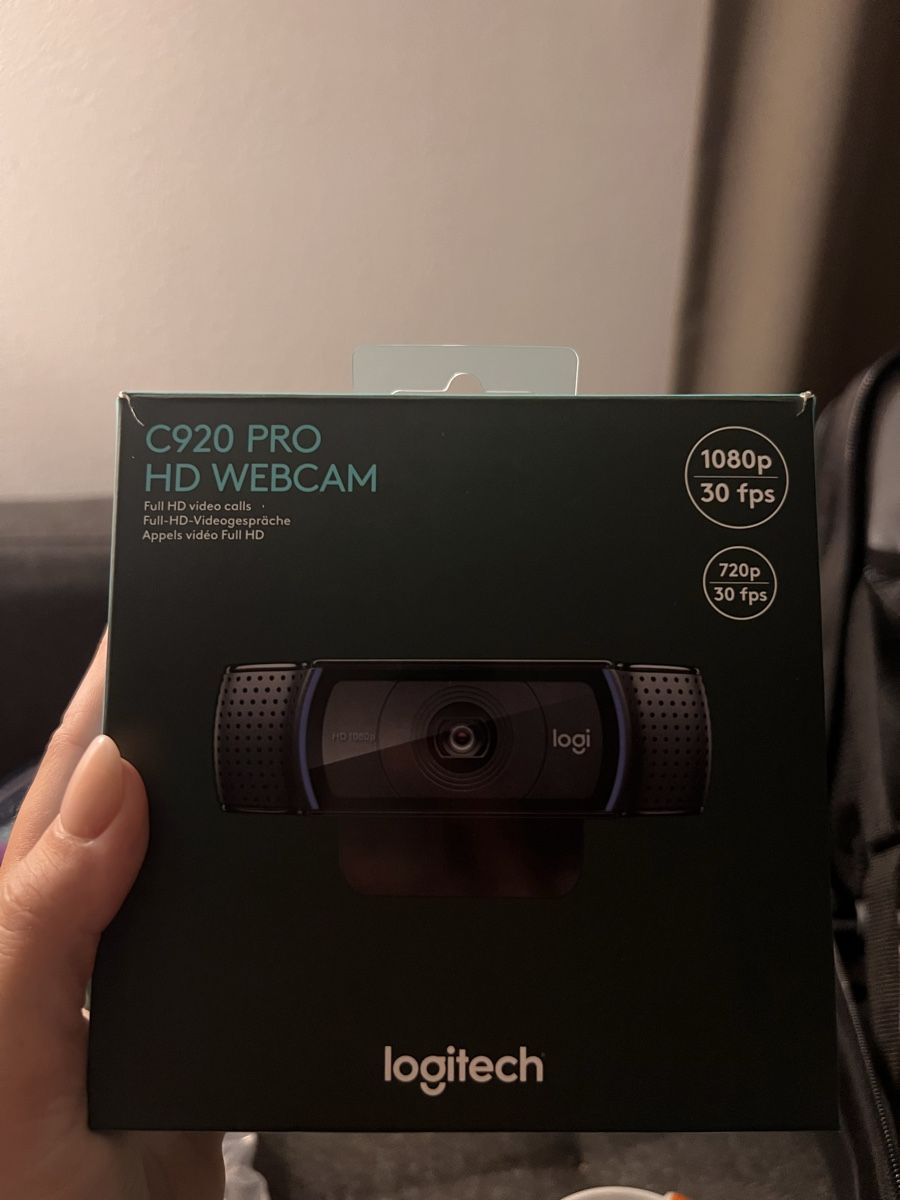 Logitech Webcams: Logitech C920 PRO HD WEBCAM schwarz neu – Neu und originalverpackt aus Bern von Toni_Marc 1